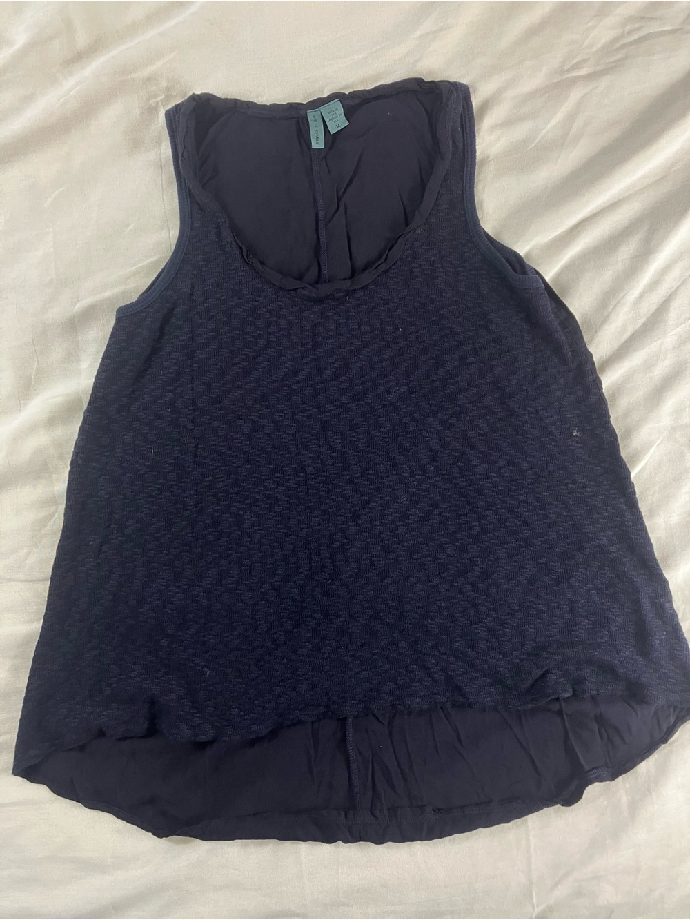 Left of Center Dark Blue Tank Top